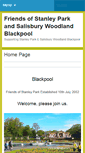 Mobile Screenshot of friendsofstanleypark.org.uk