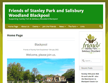 Tablet Screenshot of friendsofstanleypark.org.uk
